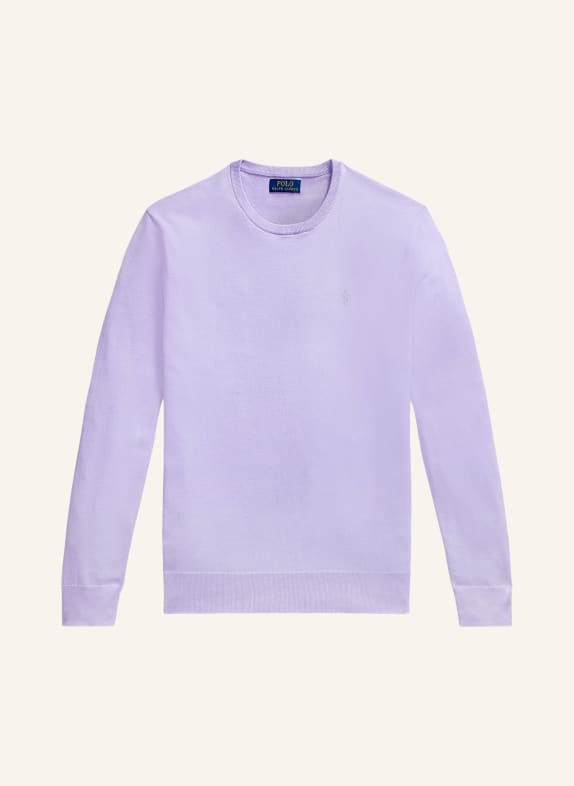 POLO RALPH LAUREN Sweter JASNOFIOLETOWY / SZARY