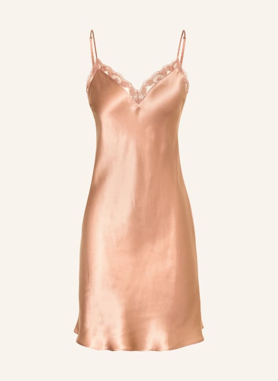 SIMONE PÉRÈLE LOVE ME silk negligee ROSE