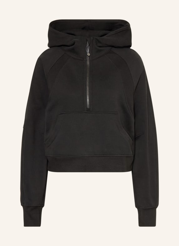 lululemon Hoodie SCUBA OVERSIZED HALF ZIP SCHWARZ