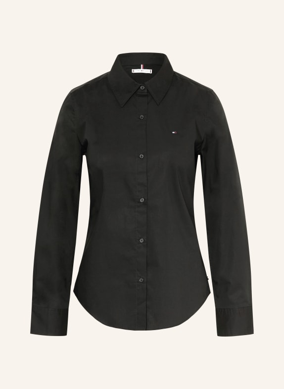 TOMMY HILFIGER Hemdbluse SCHWARZ