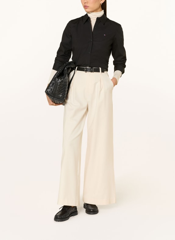 TOMMY HILFIGER overhemdblouse ZWART