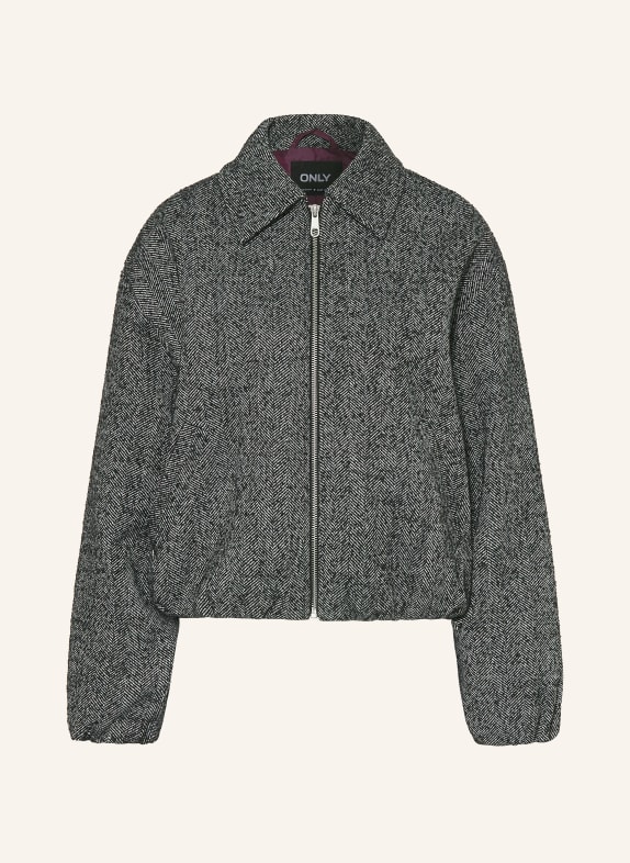 ONLY blouson BLACK / WHITE