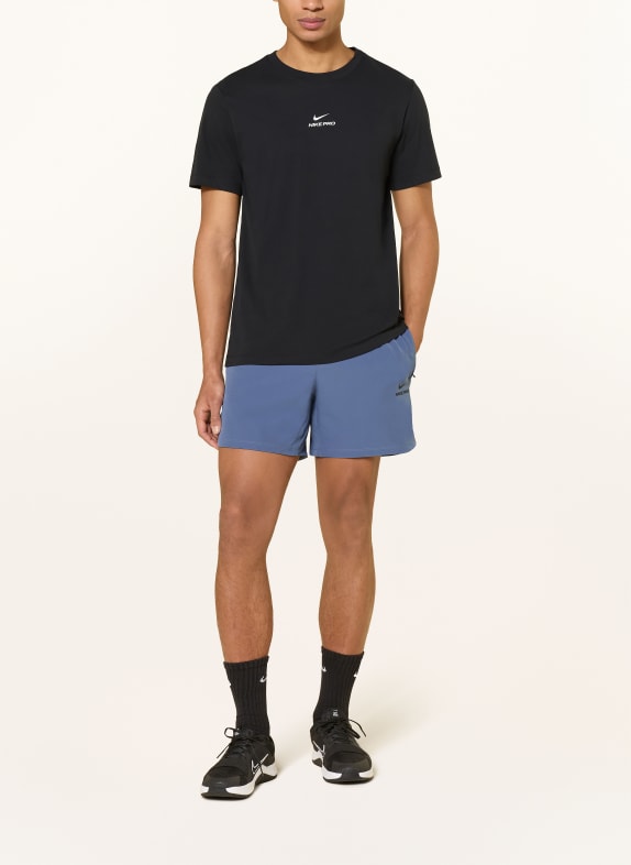 Nike Trainingsshort PRO DRI-FIT BLAUW