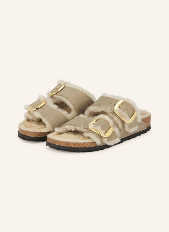BIRKENSTOCK Slides ARIZONA BIG BUCKLE TAUPE