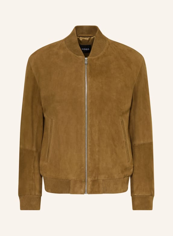 BOSS Lederblouson MULLER COGNAC