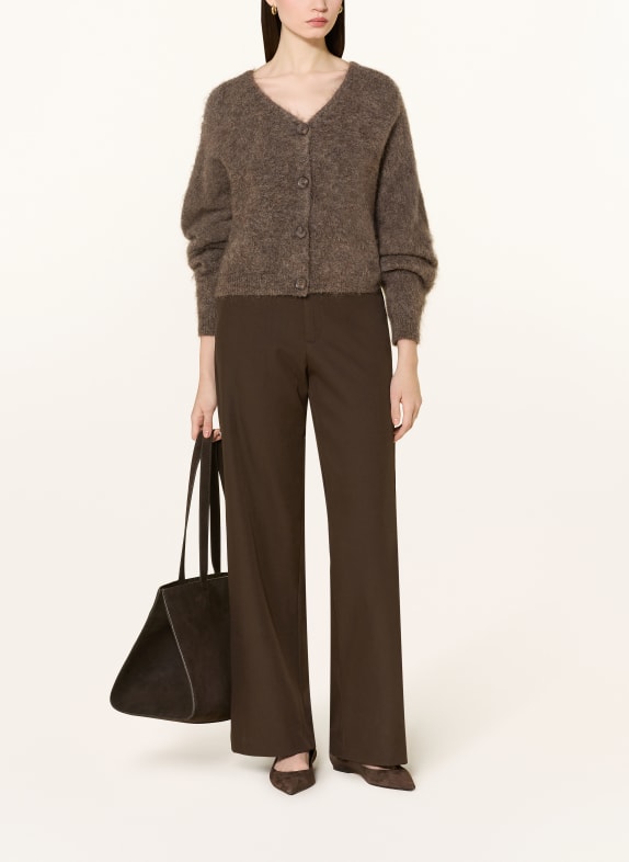 NEO NOIR Marlene broek EMMETT MARRON FONCÉ