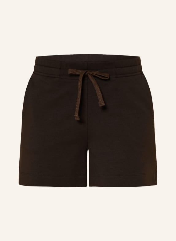 Juvia GAIL sweat shorts DARK BROWN