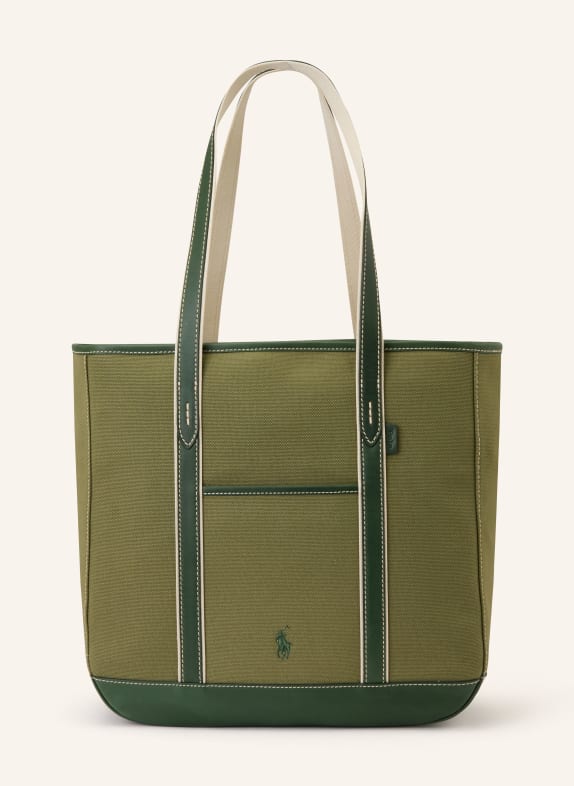 POLO RALPH LAUREN Shopper HELLGRÜN / DUNKELGRÜN