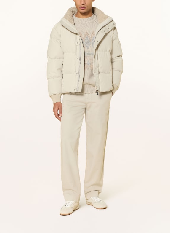BOSS Steppjacke OCAMP ECRU