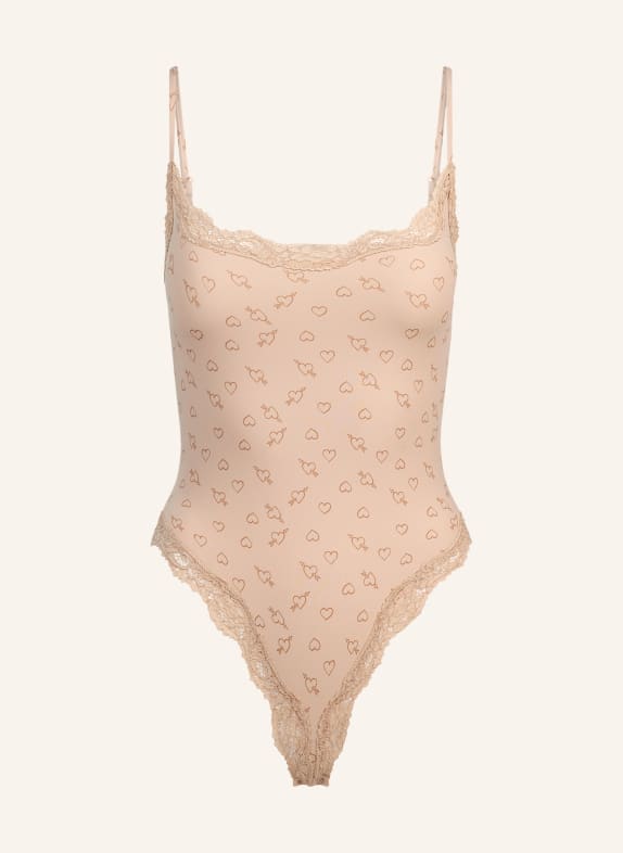 SKIMS Thong body FITS EVERYBODY MICA SKETCHED HEARTS