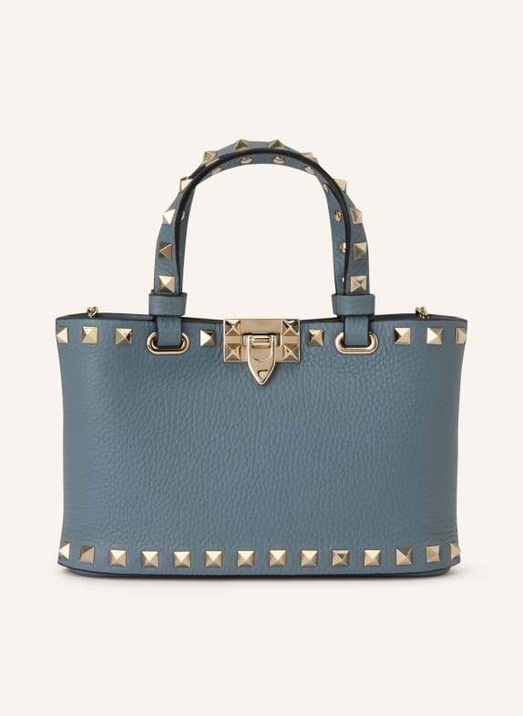 VALENTINO GARAVANI Handtasche ROCKSTUD MINI BLAUGRAU