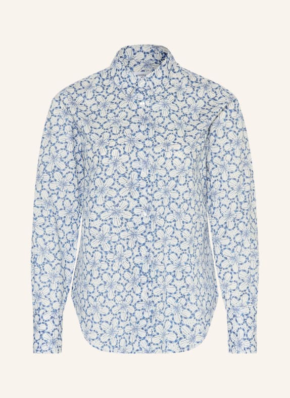 rossana diva Hemdbluse BLAU / DUNKELBLAU / WEISS