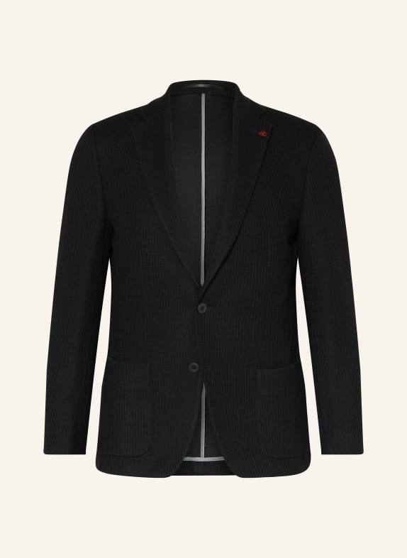 ROY ROBSON Stricksakko Slim Fit SCHWARZ