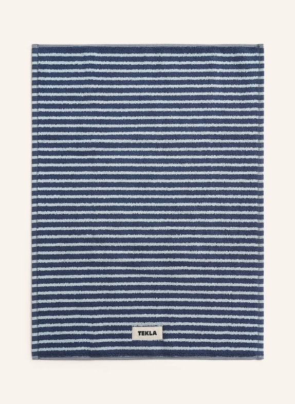 TEKLA badmat BLAUWGRIJS / WIT
