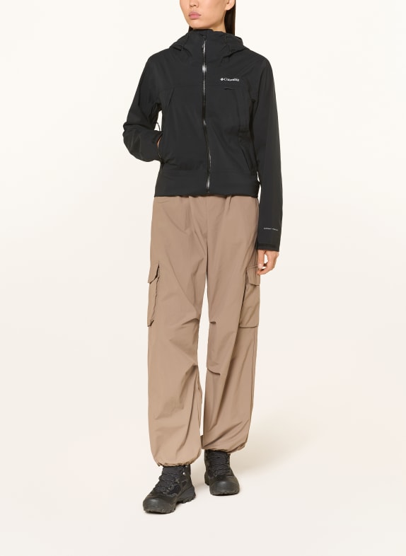 Columbia Hardshelljas BOULDER FALLS™ ZWART