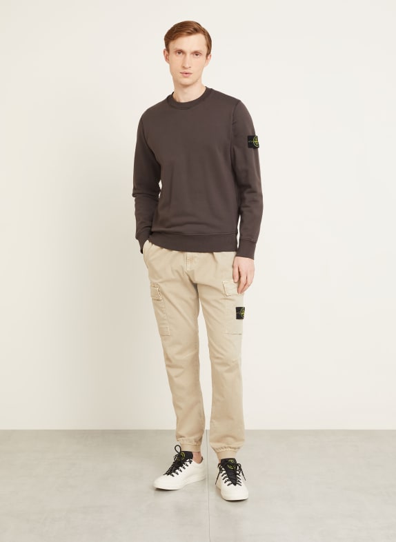 STONE ISLAND mikina ČERNOŠEDÁ