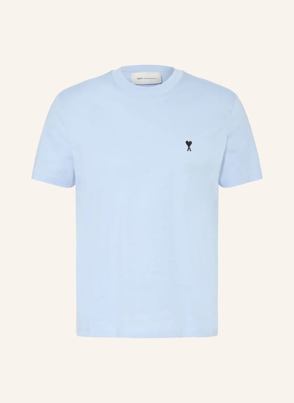 AMI PARIS T-shirt JASNONIEBIESKI
