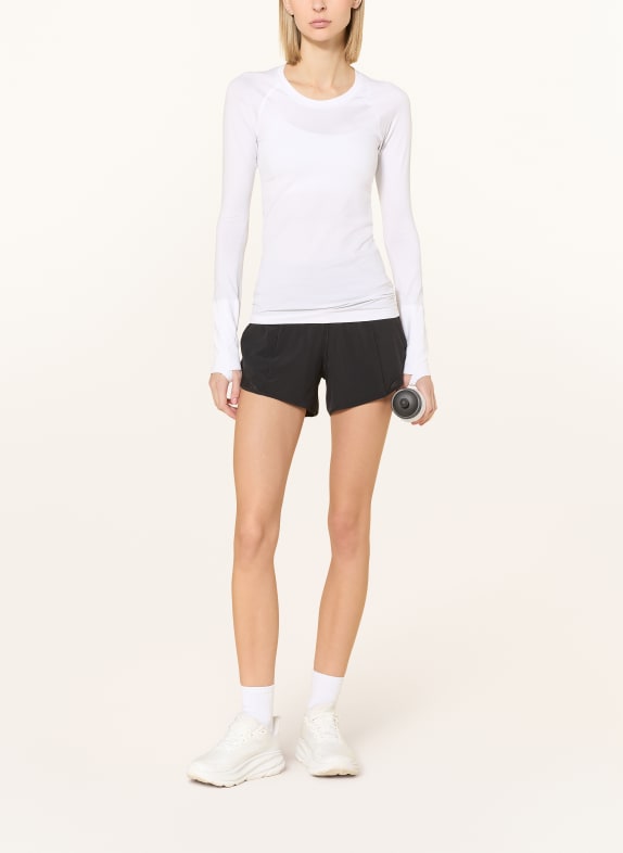 lululemon Hardloopshirt SWIFTY TECH 2.0 WIT / LICHTGRIJS