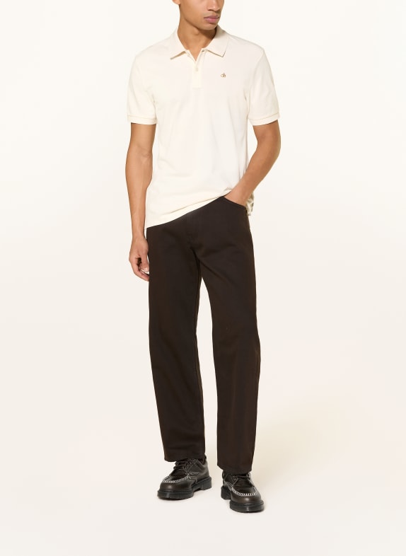 SCOTCH & SODA Piqué poloshirt BEIGE