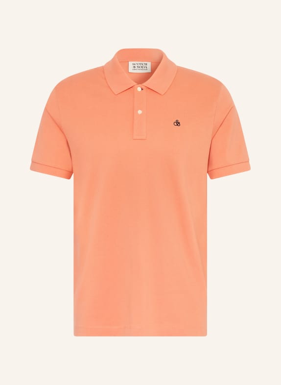 SCOTCH & SODA Koszulka polo z pikowanym wzorem ŁOSOSIOWY