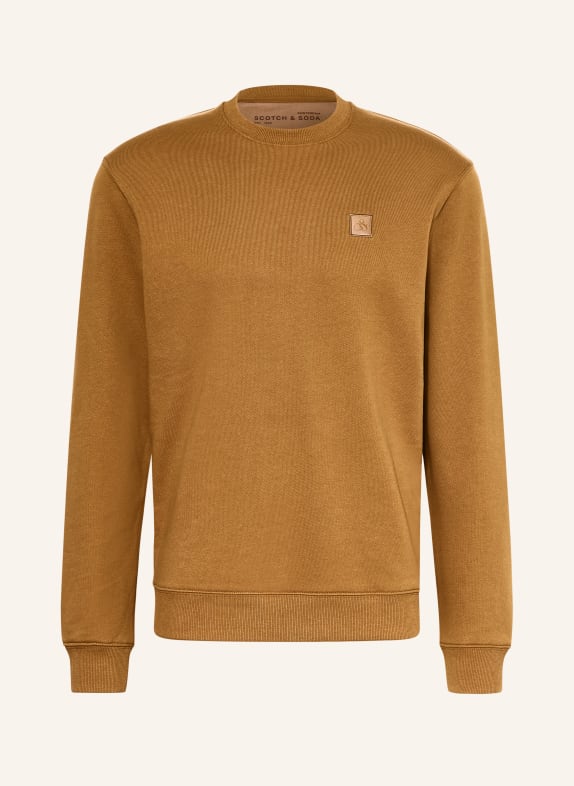 SCOTCH & SODA Sweatshirt COGNAC