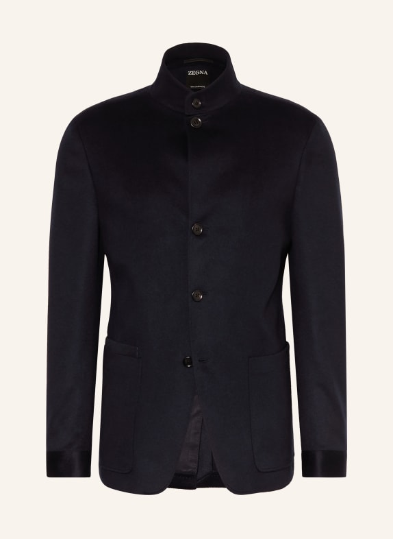 ZEGNA Cashmere-Sakko Regular Fit DUNKELBLAU