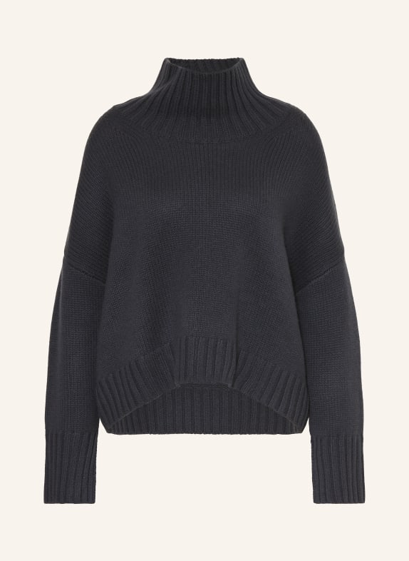 SOFT GOAT Golf z kaszmiru CZIEMNOSZARY