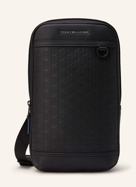 TOMMY HILFIGER torba na ramię CZARNY