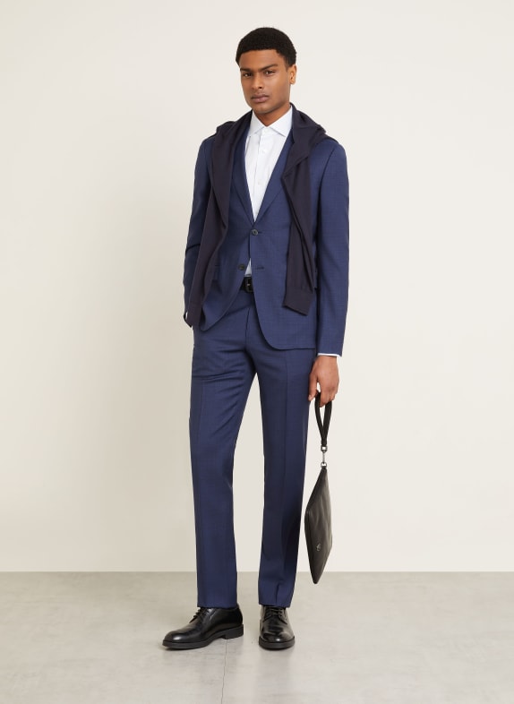 ZEGNA Oblek Extra Slim Fit TMAVĚ MODRÁ