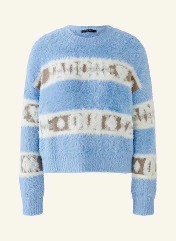 oui sweater LIGHT BLUE / CREAM / DARK GRAY