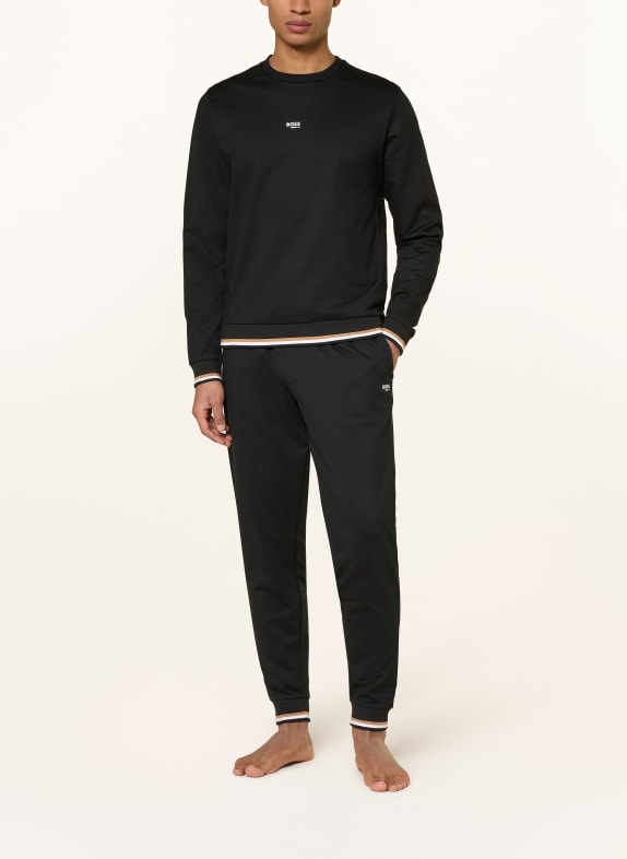 BOSS Pantaloni lounge ICONIC NEGRU