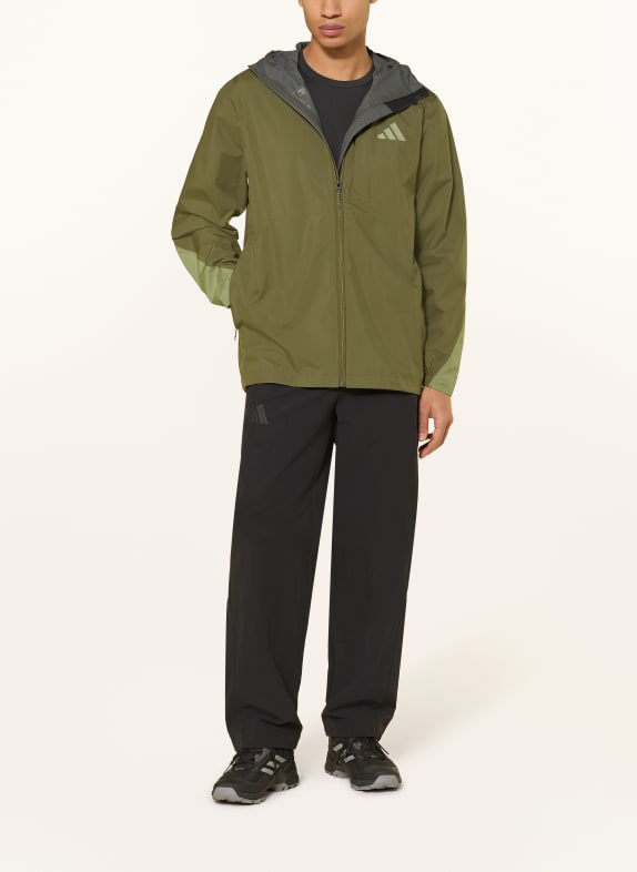 adidas TERREX Funktionsjacka MULTI 2.5L RAIN.RDY KHAKI / OLIVGRÖN