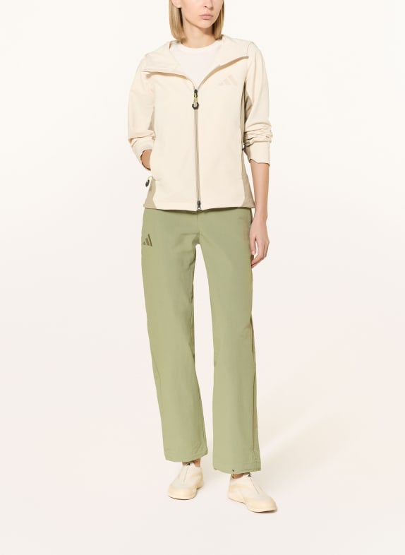 adidas TERREX Softshell-jas MULTI BEIGE / LICHTGROEN