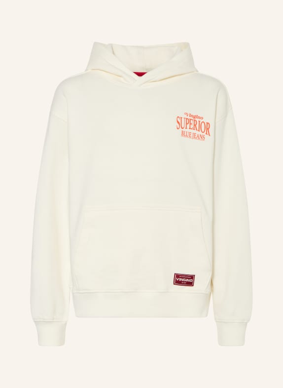 VINGINO Bluza z kapturem NOKA KREMOWY / BRĄZOWY / POMARAŃCZOWY