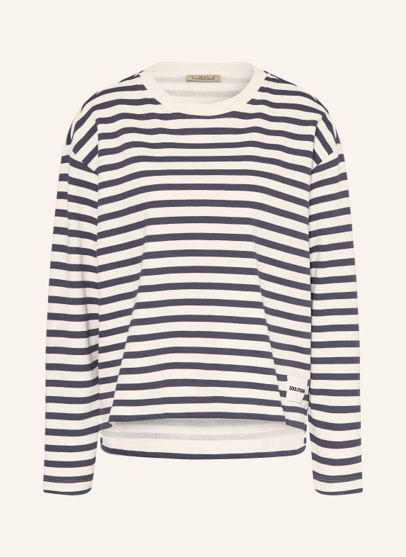 Smith & Soul Sweatshirt DUNKELBLAU / WEISS