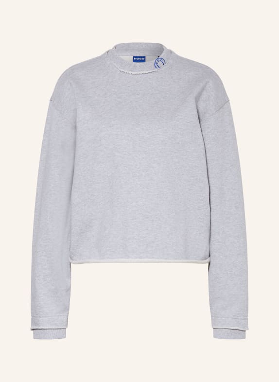 HUGO Sweatshirt DISMUDGE HELLGRAU