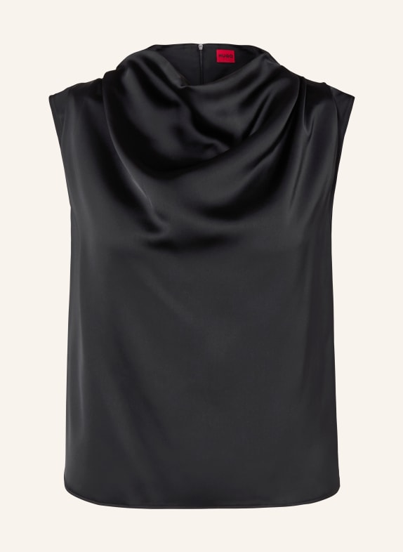 HUGO Satintop CASMINI SCHWARZ