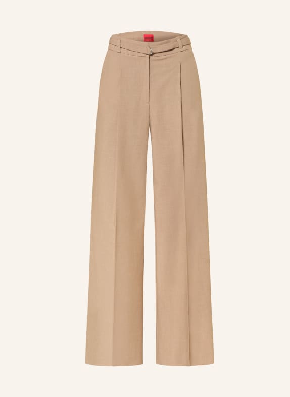 HUGO Marlenenhose HAWELSA BEIGE