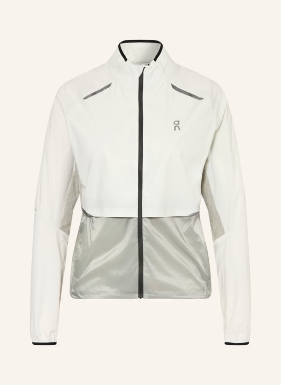On Laufjacke WEATHER CREME / GRAU