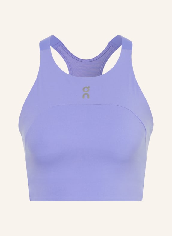 On Cropped-Top PERFORMANCE LILA