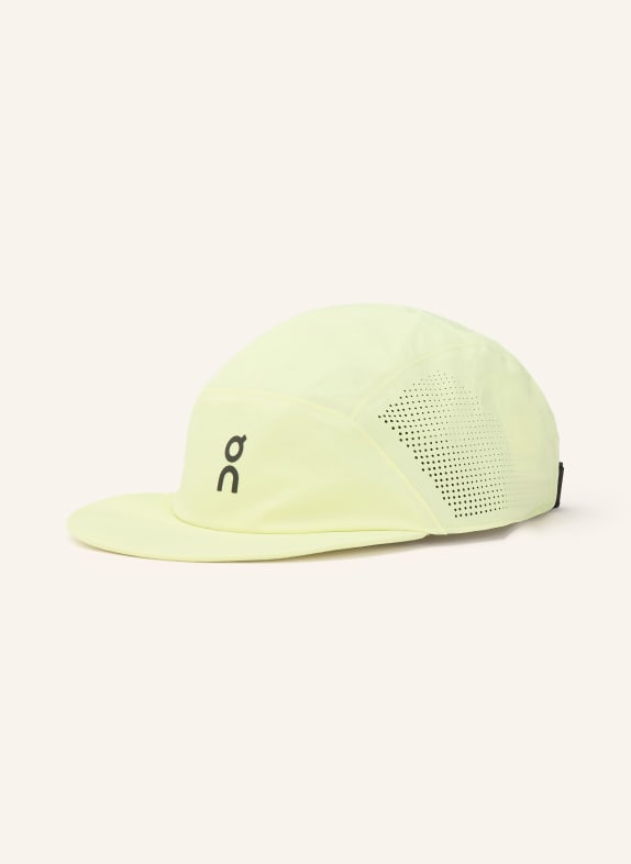 On PERFORMANCE cap LIGHT YELLOW
