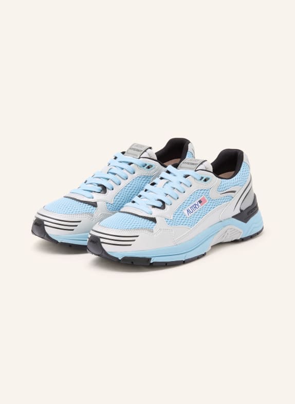 AUTRY HYPERWAY LOW MV sneaker NEON BLUE / SILVER