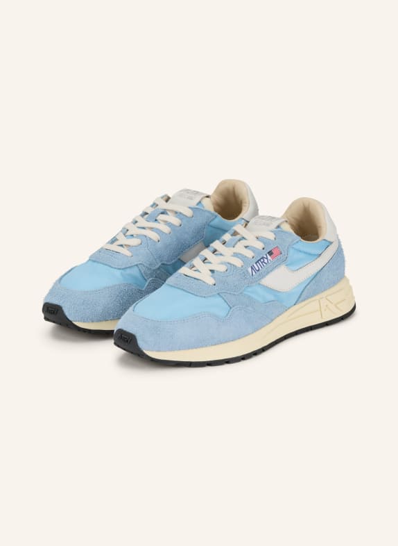 AUTRY Sneaker REELWIND LOW NC HELLBLAU / GOLD / BLAUGRAU