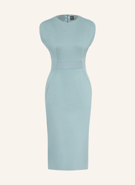 BOSS Etuikleid DETIRA aus Jersey TÜRKIS