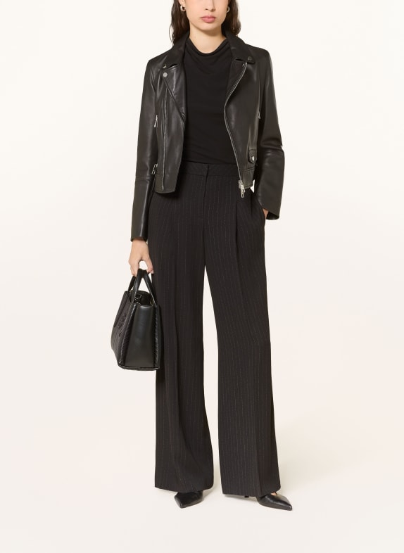 BOSS Marlene-broek TIANA ZWART / GRIJS