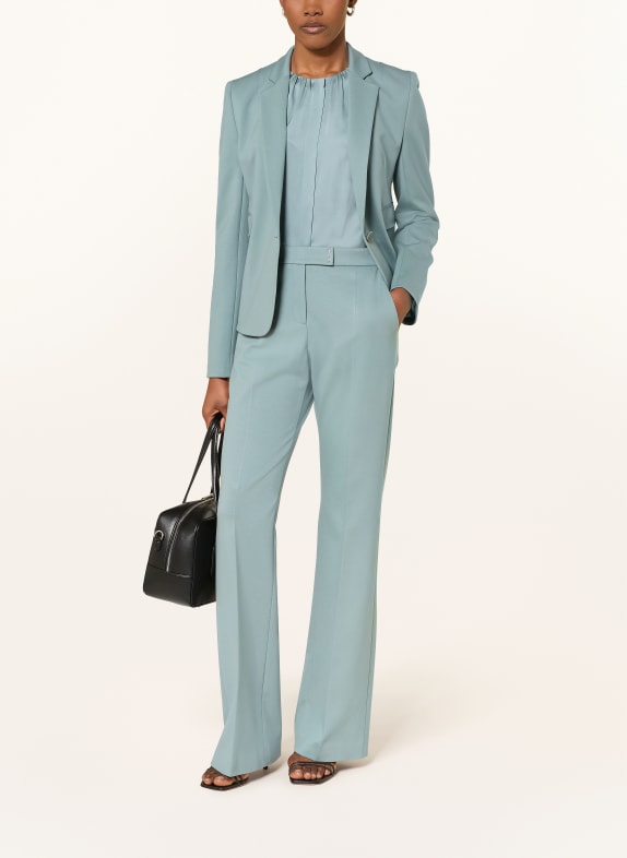 BOSS Jersey broek TALIA TURQUOISE