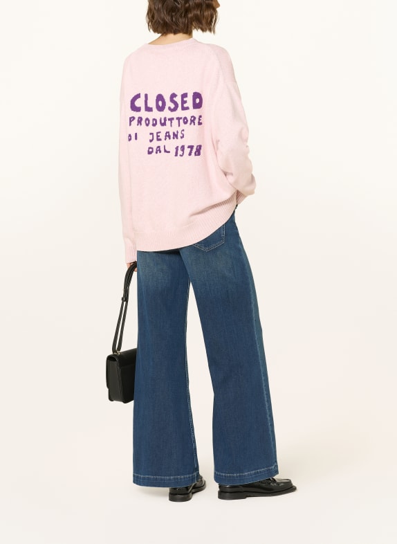 CLOSED trui ROSE CLAIR / DONKERPAARS