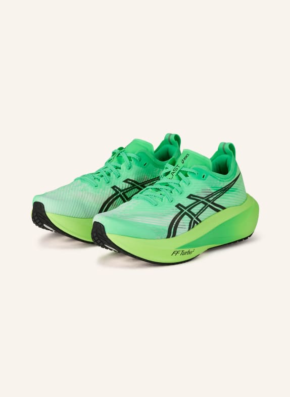 ASICS Laufschuhe MEGABLAST NEONGRÜN / SCHWARZ