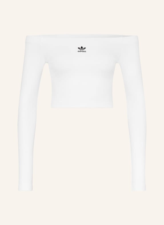 adidas Originals Off-Shoulder-Shirt ESSENTIALS WEISS