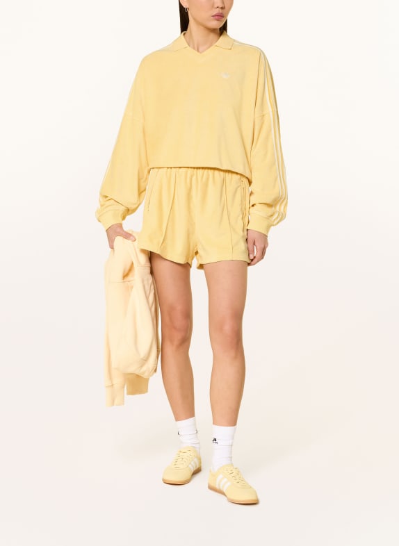 adidas Originals Sweat-shirt TERRY TOWEL JAUNE / BLANC
